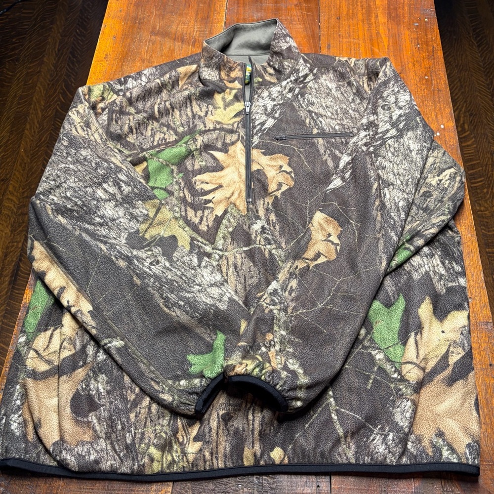 Cabela's Camo Jacket Men's Size XL Full Front Zip Hunting Coat